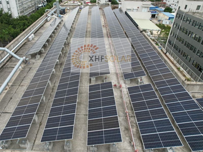 Concrete Flat Roof Solar Mounting