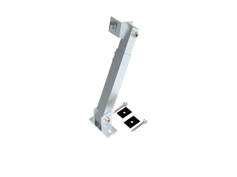 Adjustable Rear Leg For Solar Panel Mounting Roof