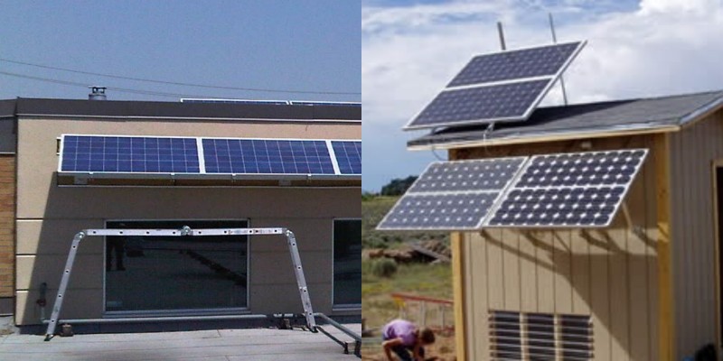 easy install solar panels for home