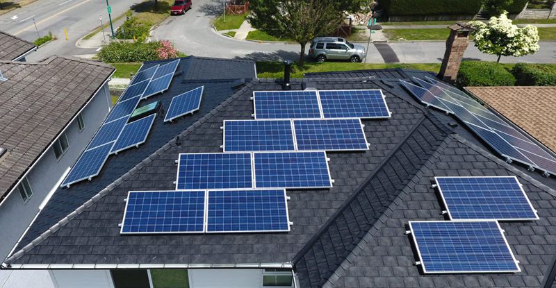 rooftop solar panel mounting system