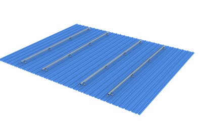 metal roof solar mounting rails