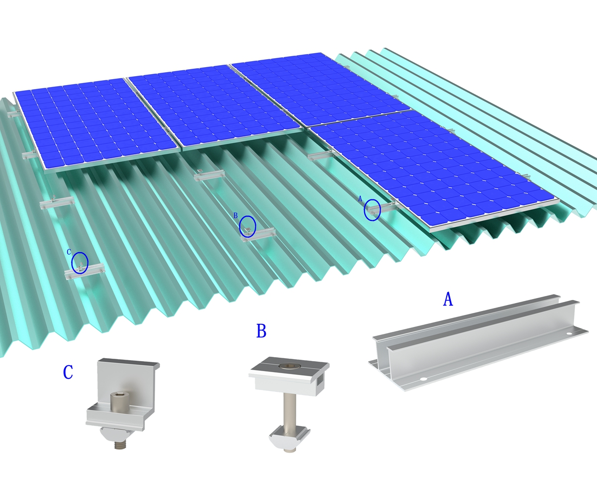 railless roof solar mounting system