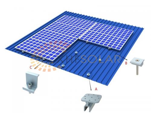 Long Life Standing Seam Solar Roof Mounting