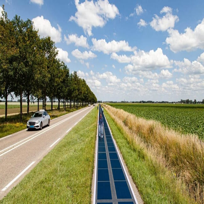 Solar Bike Path Unveiled in the Netherlands