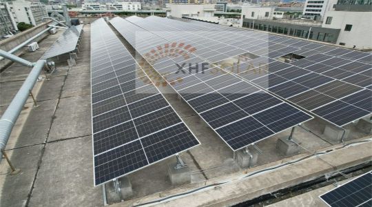 China Flat Concrete Solar Mounting 4.3MW